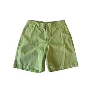 Vineyard Vines Club Shorts Mens 32 Green Flat Front Chino Preppy Summer